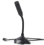 Gembird desktop mikrofon, savitljivo telo, black, 3.5mm (MIC-D-02)