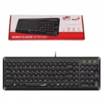 Genius SlimStar Q200 USB tastatura, YU raspored, crna - Slika 3