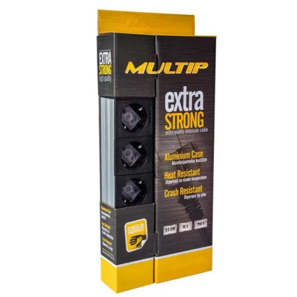 Produžni kabl Multip 1001244 sa 7 utičnica, prekidač, 5m