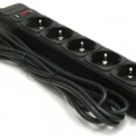 SPG6-B-10 (3G1.5) Gembird produzni kabl sa zaštitom 6 uticnica (3x1.5mm,16A,3500W) 3m black