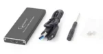 EE2280-U3C-01 Gembird Kuciste za M.2 za sata SSD (NGFF) memoriju USB3.0 black - Slika 3