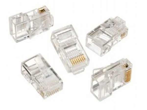 Modular plug RJ45 8P8C 30u CAT5 UTP gold plated,100 u pakovanju / CENA PO PAKOVANJU (LC-8P8C-001/100)