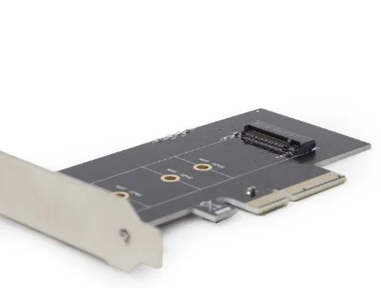 Gembird M.2 SSD NVMe adapter PCI-Express add-on card, sa dodatnim low-profile breketom (PEX-M2-01)