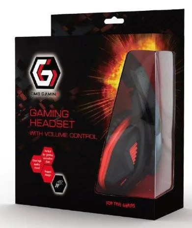 Gembird Stereo gejmerske slušalice sa mikrofonom+volume kontrolom matte black, 2x3.5mm (GHS-03)