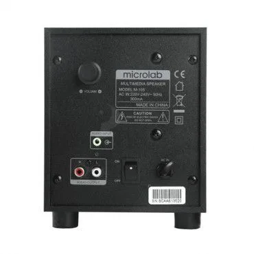 Microlab M105R Aktivni drveni zvučnici 2.1 10W RMS(5W, 2x2.5W) SD, USB, FM, daljinski, 3.5mm