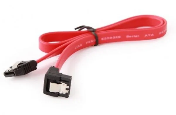 Gembird Metal clips, Serial ATA data kabl flat 0,5m 90 degree bent connector (CC-SATAM-DATA90)
