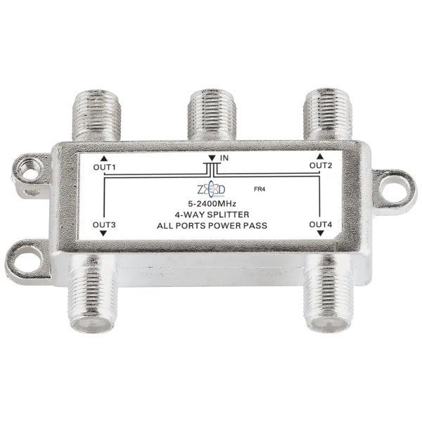 Antenski razdelnik FR4 1 ulaz - 4 izlaza, 5-2400MHz