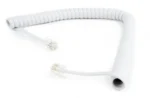 Gembird Telefonski kabl spiralni za slušalicu, RJ10 (4P4C), 2m White (TC4P4CS-2M-W) - Slika 3