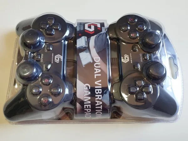 Gembird USB 2.0 double analog vibration gamepad black (JPD-UDV2-11)