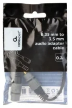 Gembird 6.35mm to 3.5mm audio adapter cable, 0.2m (A-63M35F-0.2M) - Slika 2