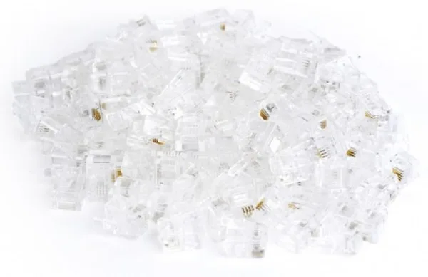 Gembird RJ11 telefonski konektor plug 6P4C 100kom (MP-6P4C/100)