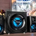 Microlab T11 Aktivni drveni zvučnici 2.1 42WRMS(26W, 2x8W) SD, USB, Bluetooth, 3.5m RGB light