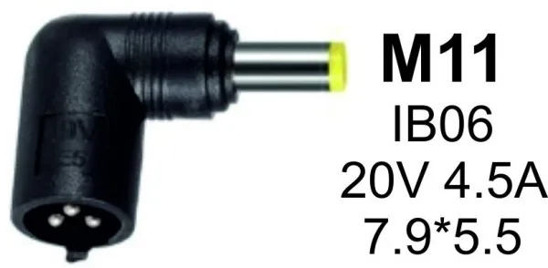 NPC-IB06 (M11) Gembird konektor za punjač 90W-20V-4.5A, 7.9x5.5mm PIN