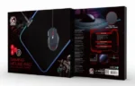 Gembird Gejmerska podloga za miša od gume, 250x350mm, 4mm RGB LED svetlo, MEDIUM (MP-GAMELED-M) - Slika 2