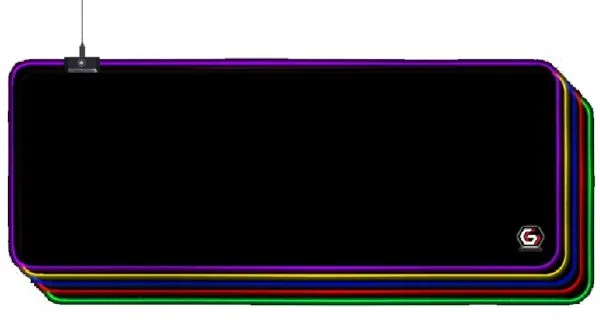 Gembird Gejmerska podloga za miša od gume, 300x800mm, 4mm RGB LED svetlo, LARGE (MP-GAMELED-L)