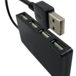 Gembird USB2.0 4-port HUB, black (UHB-U2P4-02)