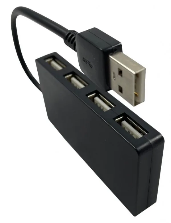 Gembird USB2.0 4-port HUB, black (UHB-U2P4-02)
