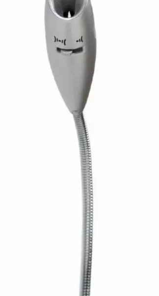 Gembird Desktop mikrofon sa integrisanom zvucnom karticom, savitljivo telo, silver, 3.5mm (MIC-DU-01)