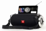 Gembird Portable Bluetooth speaker +handsfree 2x5W, FM, USB, SD, AUX + antena black (SPK-BT-17)