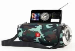 Gembird Portable Bluetooth speaker +handsfree 2x5W, FM, USB, SD, AUX + antena camo (SPK-BT-17-CM) - Slika 2
