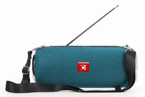 Gembird Portable Bluetooth speaker +handsfree 2x5W, FM, USB, SD, AUX + antena green (SPK-BT-17-G)