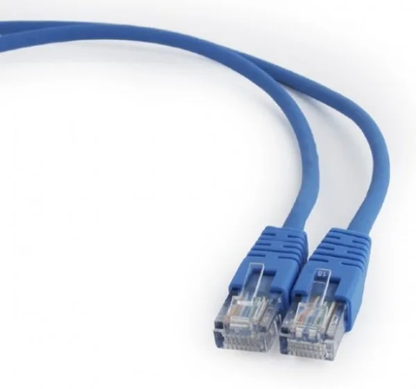 Gembird mrezni kabl, CAT5e UTP Patch cord 0,25m blue (PP12-0.25M/B)
