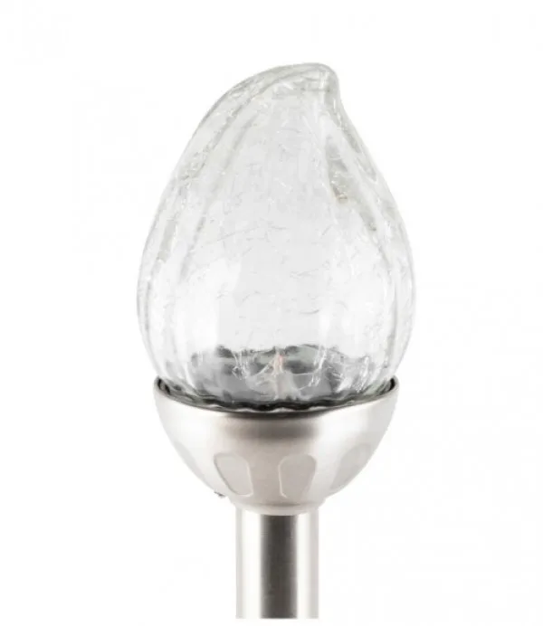 Solarna bastenska lampa sa staklenom glavom MX815, Ni-MH akumulator 1.2V - 600 mAh, 80x380 mm