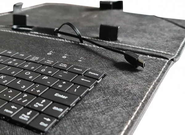 Gembird US Tastatura za 10 Tablet PC sa futrolom, sa micro USB konektorom (TA-PCK10-BLACK)