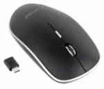MUSW-4BSC-01 Gembird Type-C Necujni bezicni mis 2,4GHz opticki USB 800-1600Dpi black 115mm - Slika 4