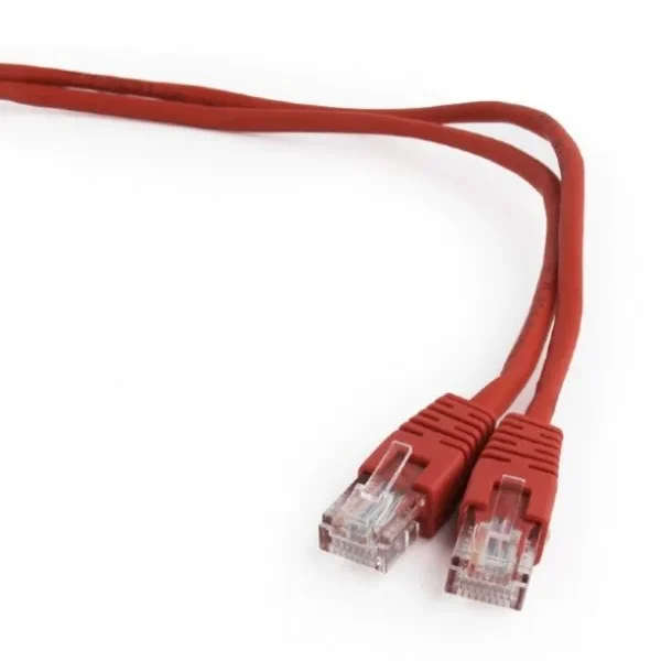 Gembird Mrezni kabl, CAT5e UTP Patch cord 0.5m red (PP12-0.5M/R)