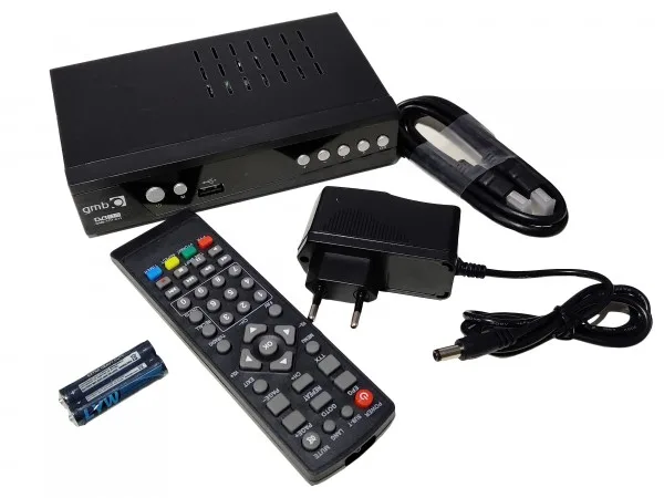 GMB-TDT-033 DVB-T2/C SET TOP BOX USB/HDMI/Scart/RF-out, PVR, Full HD, H264, hdmi-kabl