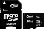 TeamGroup MICRO SDHC 16GB 80/15MB/s UHS-I U1 C10 +SD Adapter TUSDH16GCL10U03 - Slika 2