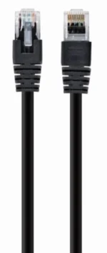 Gembird Mrezni kabl, CAT5e UTP Patch cord 3m black (PP12-3M/BK)