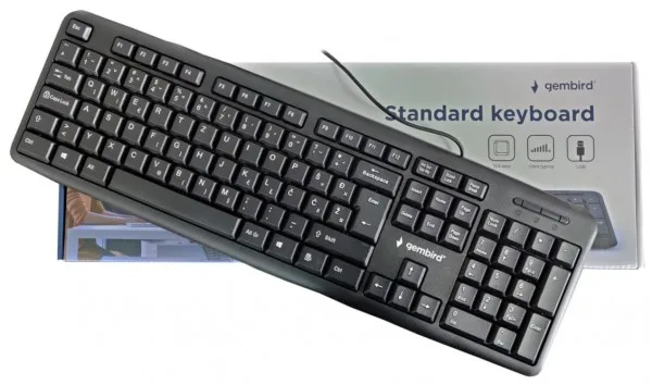 Gembird Standardna tastatura SRB (YU) layout black USB (KB-U-103-YU)