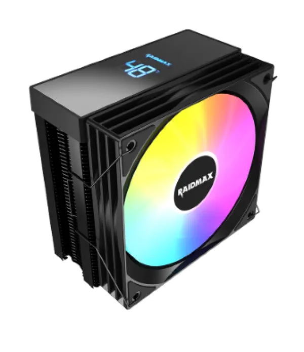 44582 Raidmax AM1204B Digital ARGB crni CPU hladnjak 120 mm 200W TDP | AM1204B - Slika 1