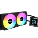 Raidmax INFINITA LM240 ARGB LCD crni AIO vodeni hladnjak 240 mm | LM240BK