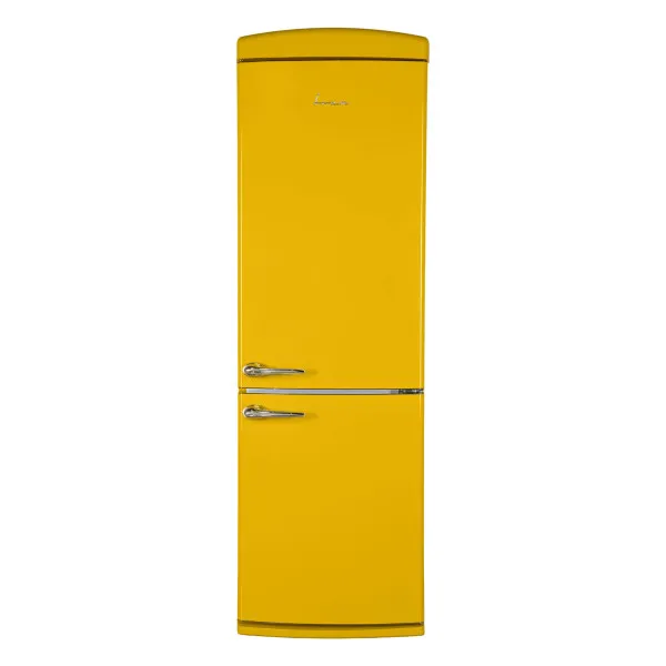 Kombinovani frižider Fram FC-VRR341YLE++, 340l, 60x190, žuta
