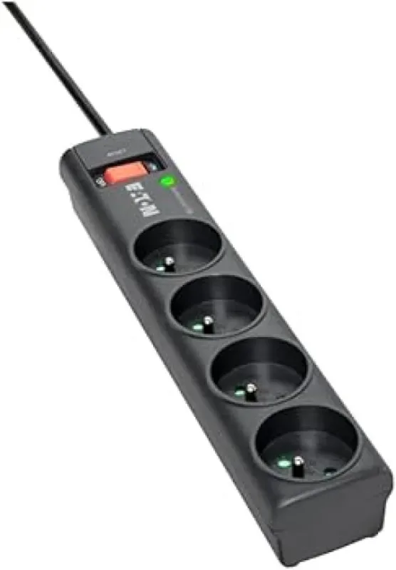 Kabl surge Eaton PS4D 4xšuko, prekidač, 1m