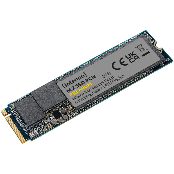 SSD M.2 NVMe Intenso Gen.3x4 2TB 3835470 Read 2100MB, s Write 1700MB, s