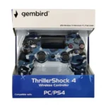JPD-Wireless-Thrillershock PC/PS4 CAMO BLUE Gembird Bežični gamepad sa dvostrukom vibracijom v2
