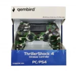 JPD-Wireless-Thrillershock PC/PS4 CAMO GREEN Gembird Bezicni gamepad sa dvostrukom vibracijom v2 - Slika 2