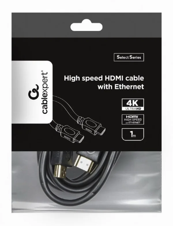 Gembird HDMI kabl v.2.0 ethernet support 3D/4K TV 1m (CC-HDMI4L-1M)
