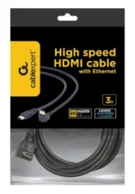 Gembird HDMI kabl 4K UHD, Ethernet, konektor pod uglom 90 stepeni 3m (CC-HDMI490-10) - Slika 2