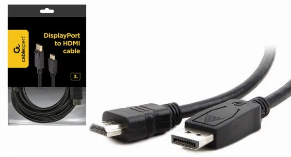 Gembird DisplayPort na HDMI digital interface kabl 3m (CC-DP-HDMI-3M)