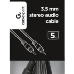 Gembird 3.5mm stereo plug to 3.5mm stereo plug audio AUX kabl 5m (CCA-404-5M)