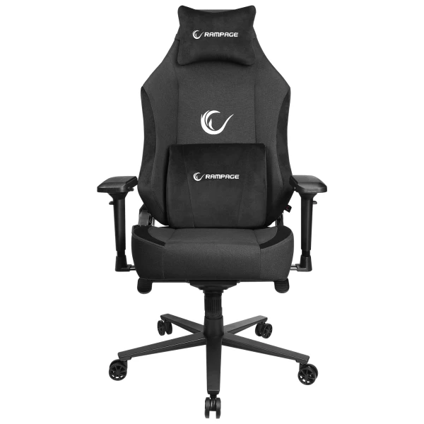 48007 Stolica gaming Rampage KL-R72 WOOF High Level crna 37870 - Slika 1