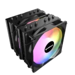 Raidmax AC1226B ARGB DualTower crni CPU hladnjak 250W | 2x 120 mm - Slika 2
