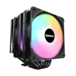 Raidmax AC1226B ARGB DualTower crni CPU hladnjak 250W | 2x 120 mm