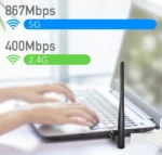 Cudy WU1400 AC1300 USB 3.0 Wi-Fi adapter sa antenom - Slika 2