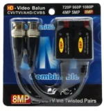 Gembird BNC pasivni video balun do 8 megapiksela cena je za Par (BALUN-CA10)